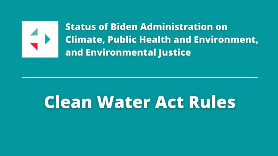 Clean Water Act Rules Harvard Law School